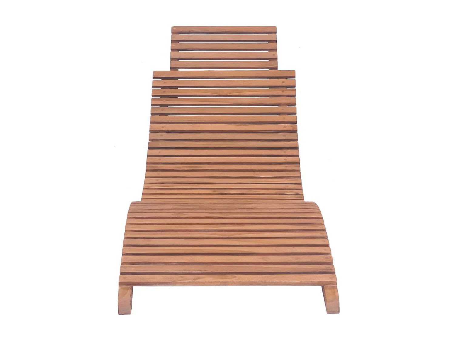 Sonnenliege Klappbar Massivholz Teak