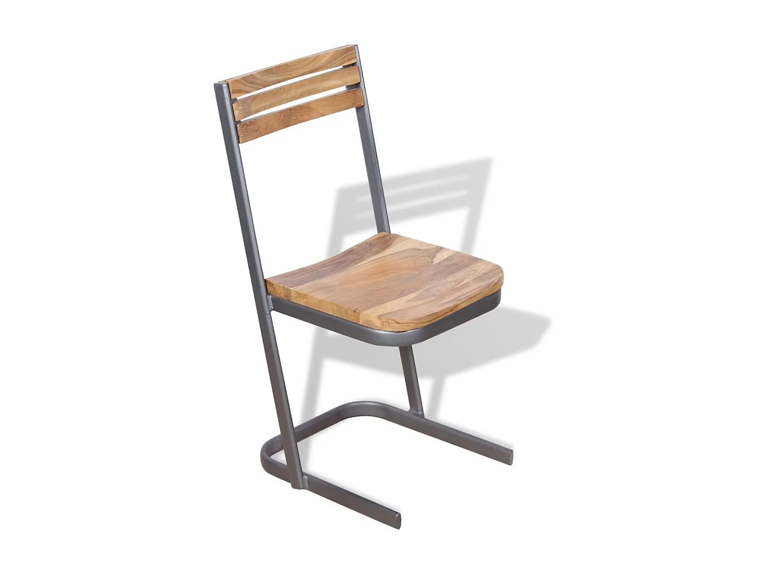 Sedie da Pranzo 6 pz in Legno Massello di Teak