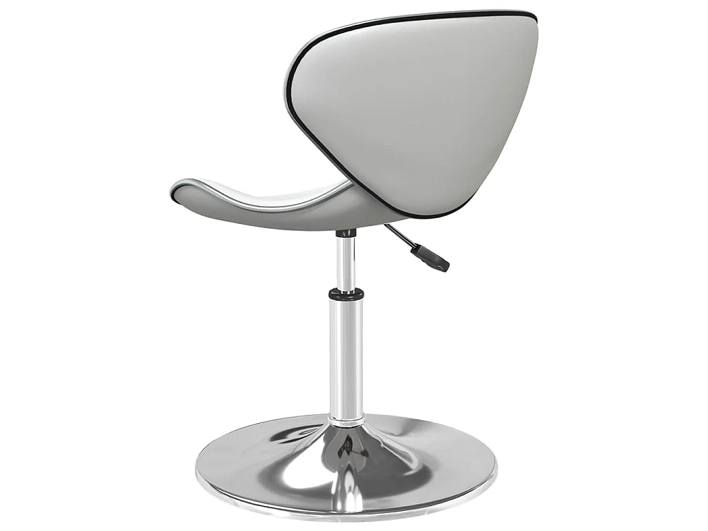 Chaise de salle à manger Blanc Similicuir
