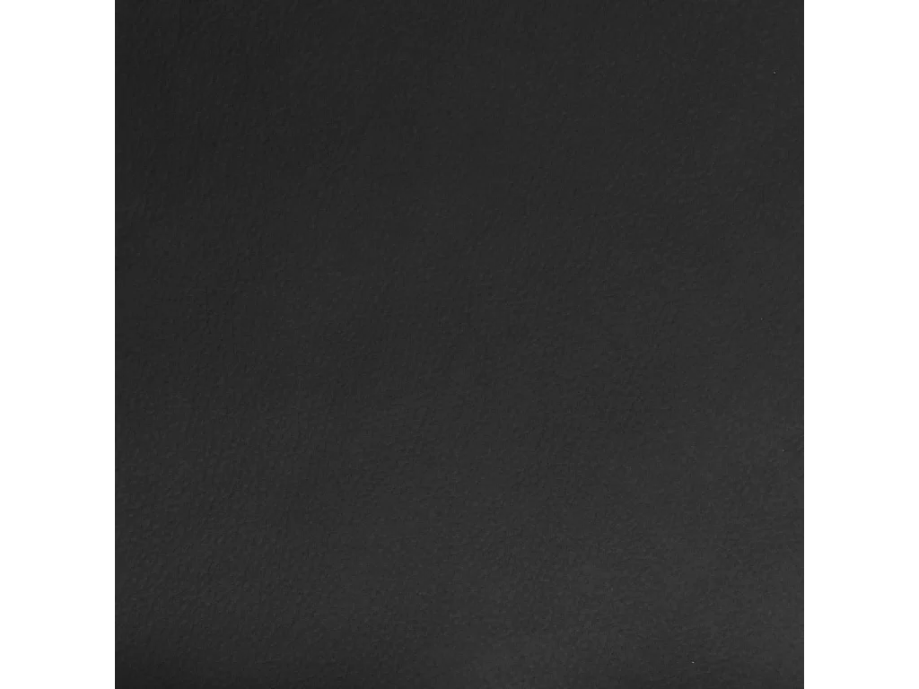 Chaise pivotante de salle à manger Noir Similicuir