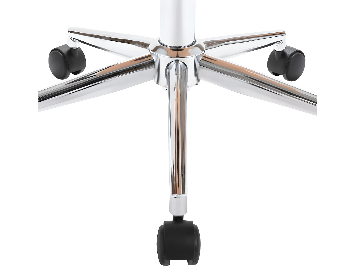 Sillas de comedor giratorias 4 unidades cuero sintético negro