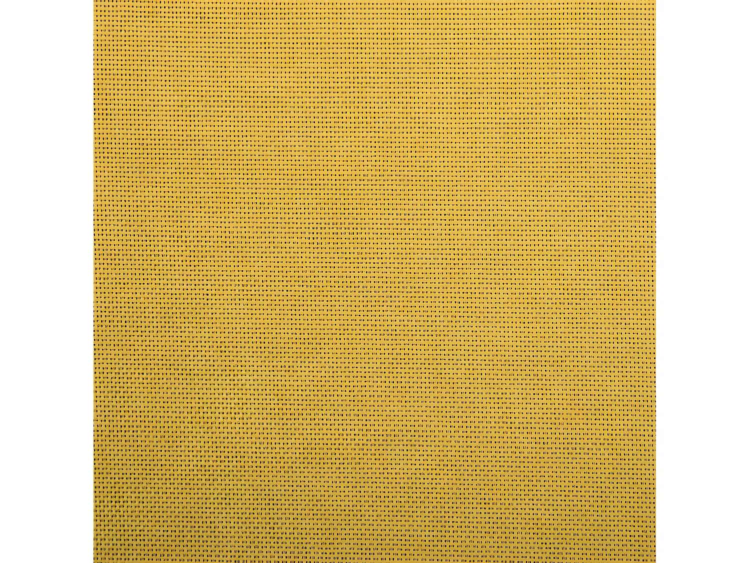 Chaise pivotante de salle à manger Jaune Tissu