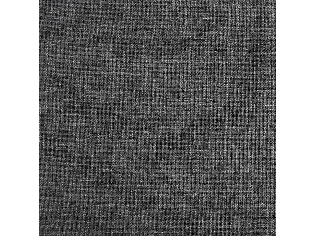 Chaise de salle à manger Gris foncé Tissu