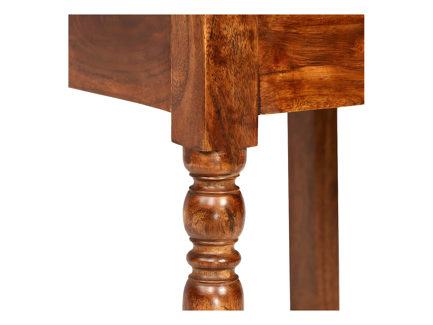 Eetkamerstoelen 4 st massief hout met sheesham afwerking