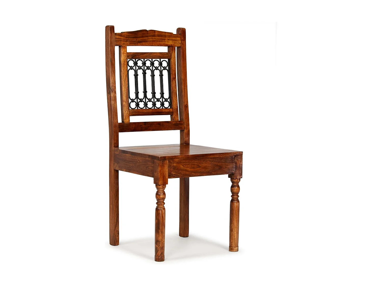 Chaises à manger lot de 4 bois massif classique