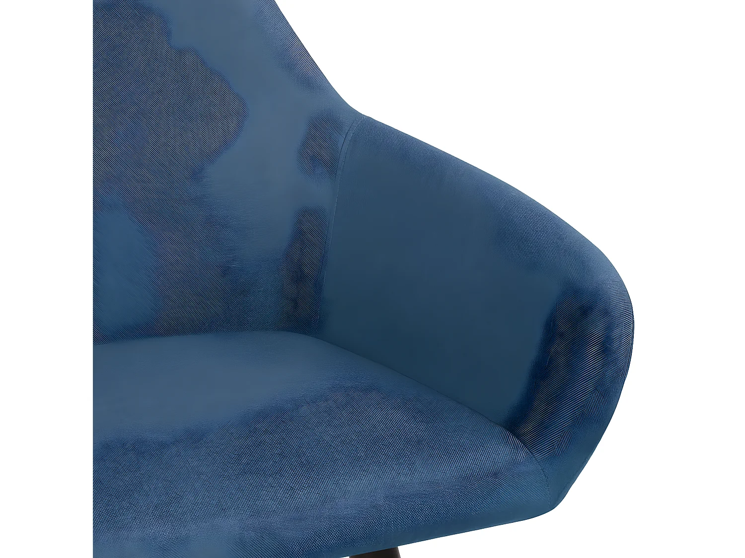 Esszimmerstühle 2 Stk. Blau Stoff