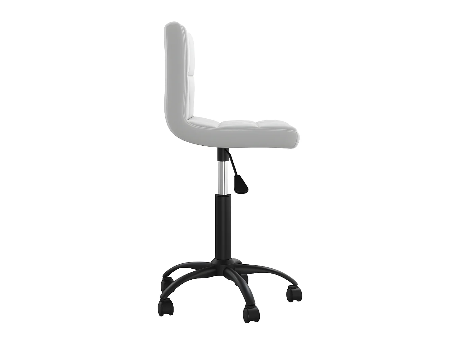 Chaise pivotante de salle à manger Gris clair Velours