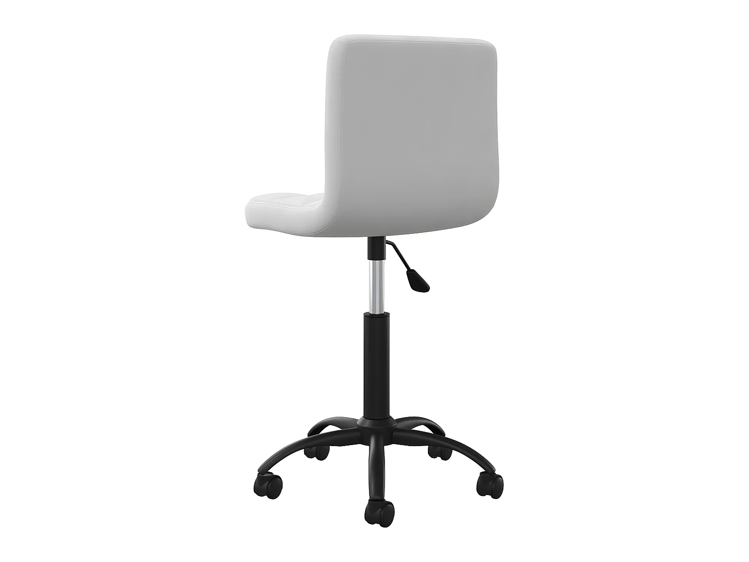 Chaise pivotante de salle à manger Gris clair Velours