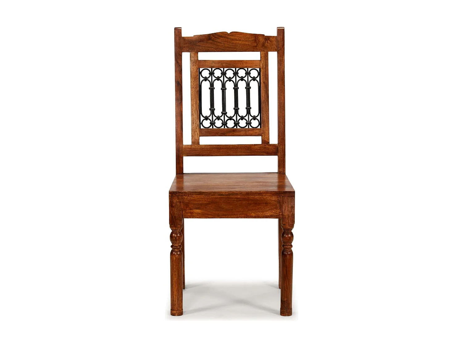 Eetkamerstoelen 2 st klassiek hout met honingafwerking