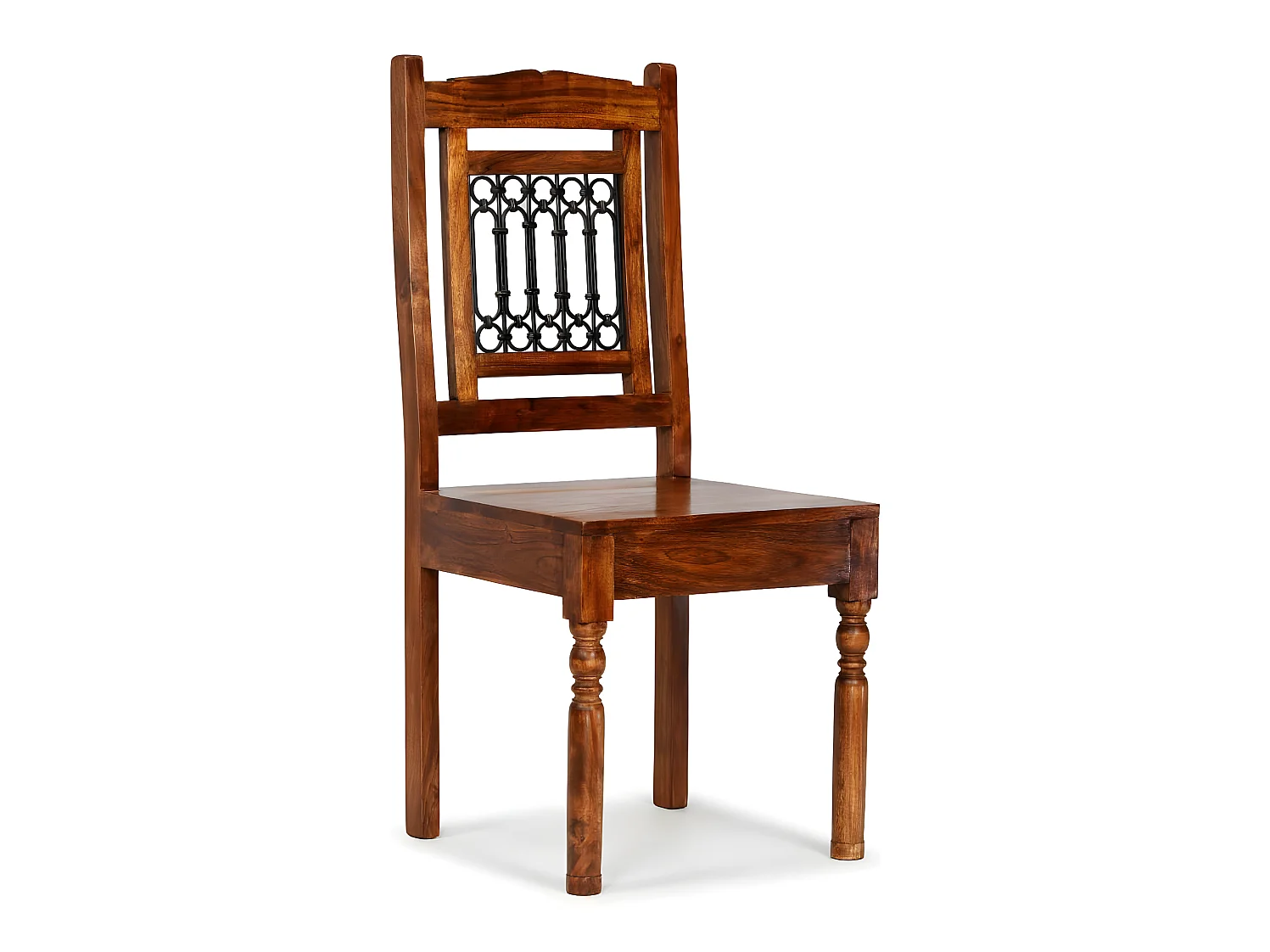 Eetkamerstoelen 2 st klassiek hout met honingafwerking