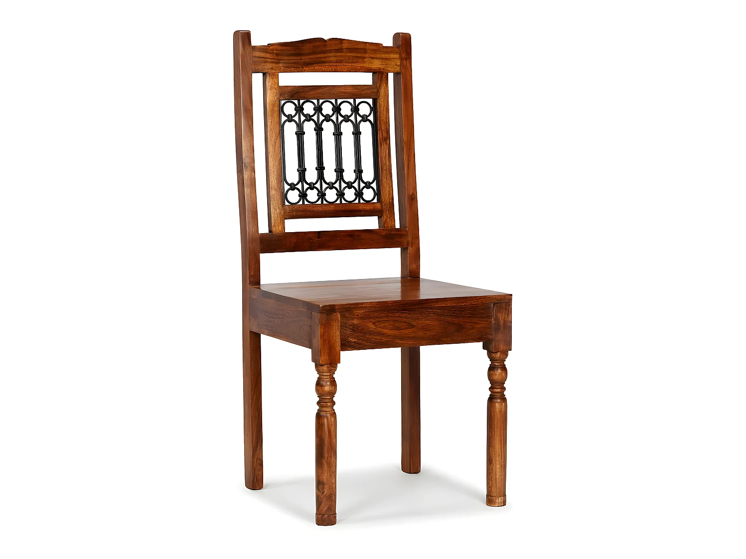 Eetkamerstoelen 2 st klassiek hout met honingafwerking