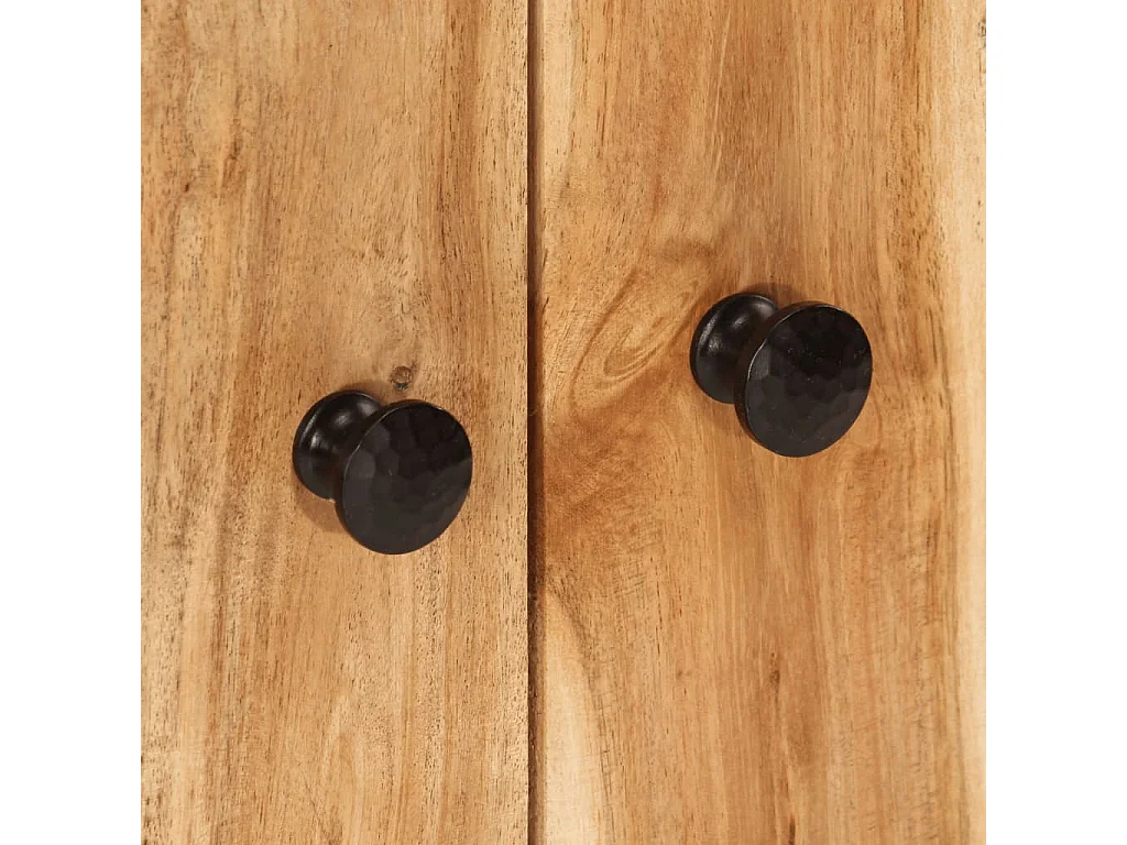 Buffet avec 4 portes 60x33x75 cm bois massif d'acacia