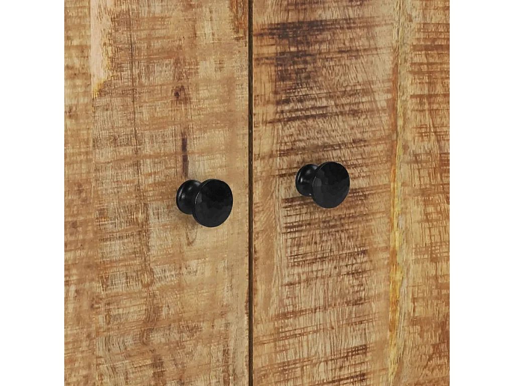 Buffet avec 4 portes 60x33x75 cm bois massif de manguier