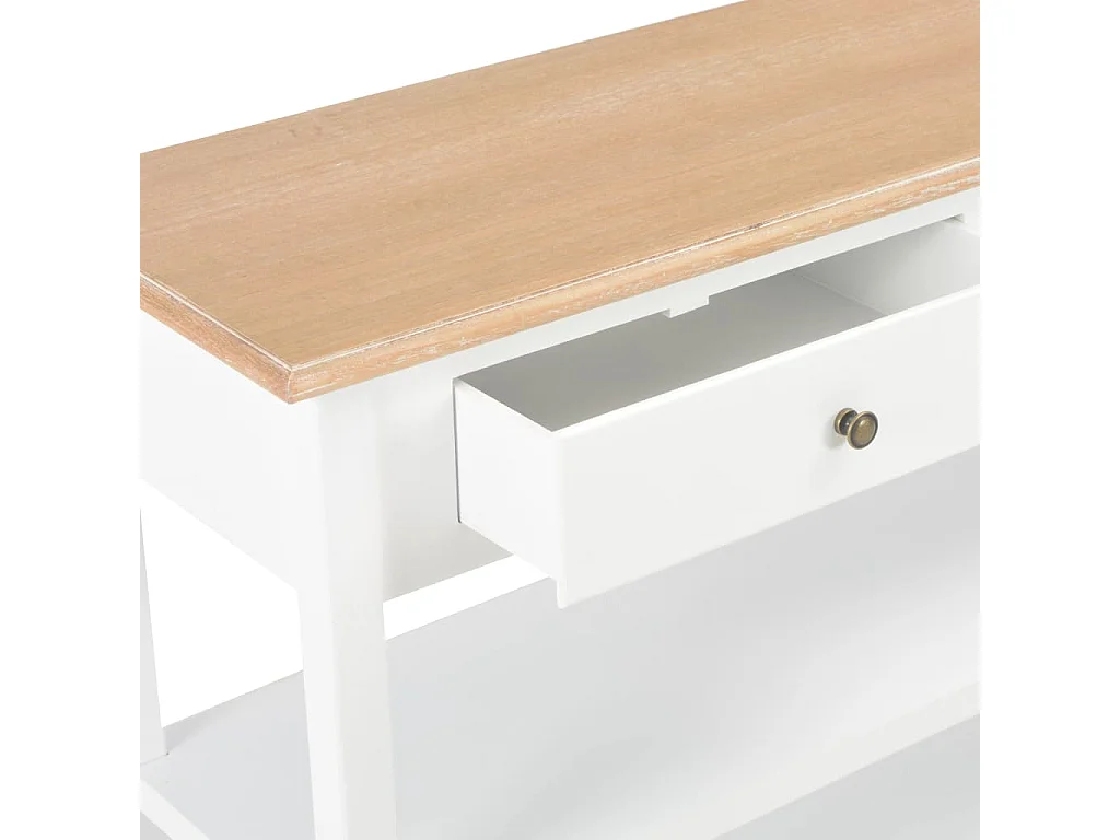 Aparador 110x35x80 cm MDF branco