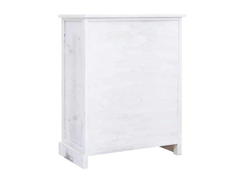 Armoire à tiroirs Blanc 60x30x75 cm Bois