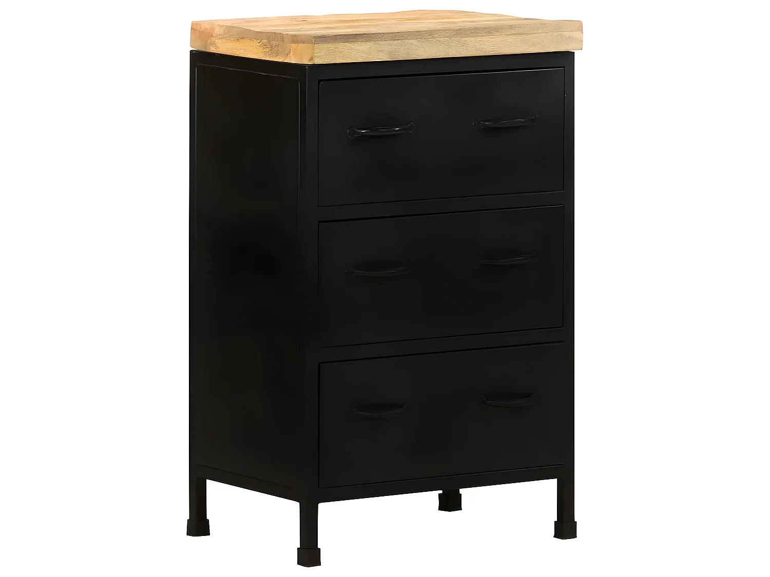 Buffet 47x35x76 cm Bois de manguier brut