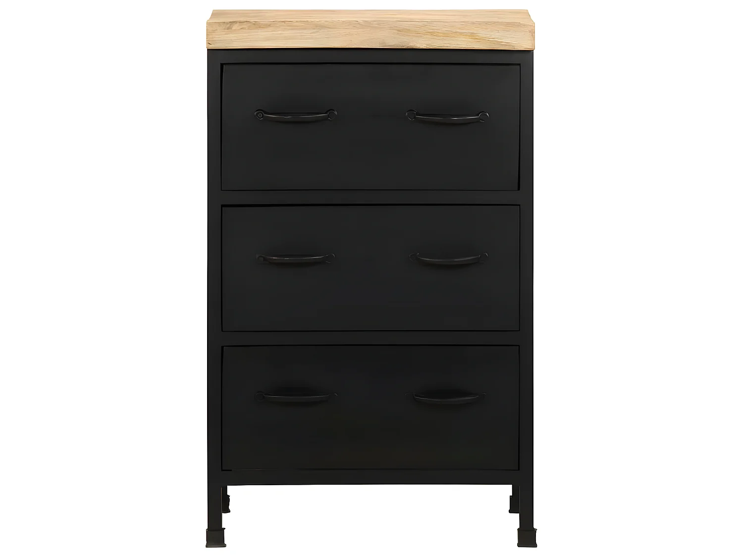Buffet 47x35x76 cm Bois de manguier brut