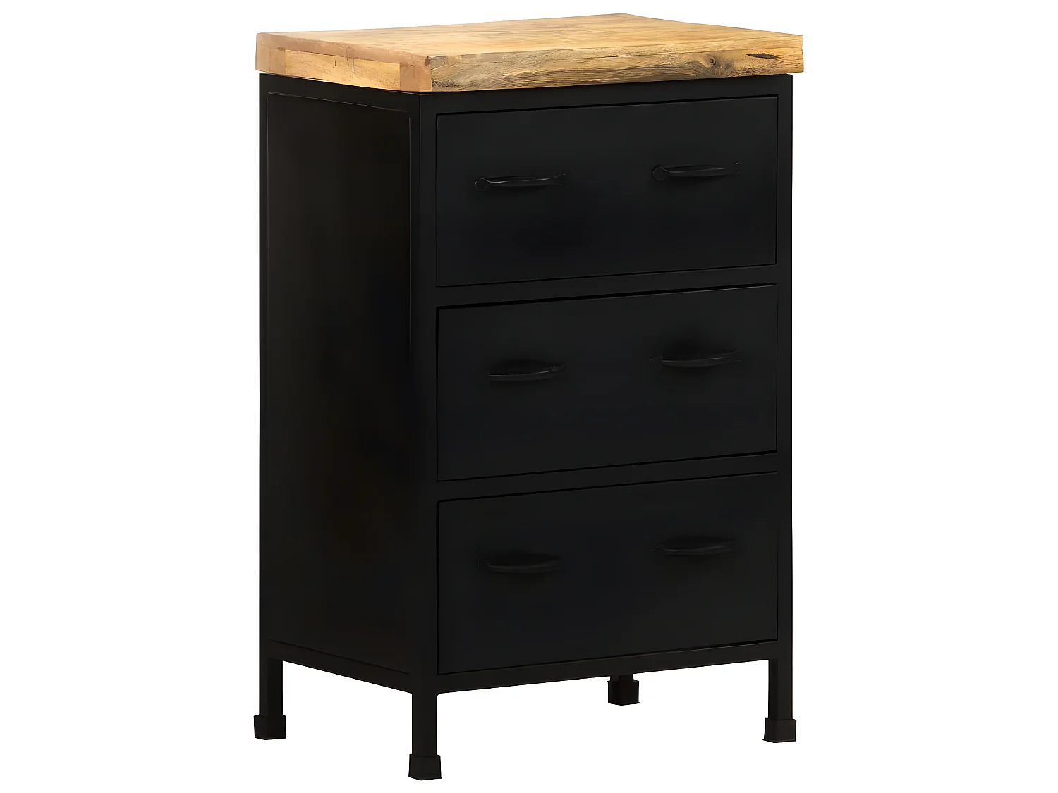 Buffet 47x35x76 cm Bois de manguier brut