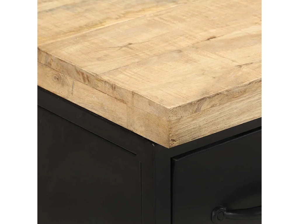 Buffet 47x35x76 cm Bois de manguier brut