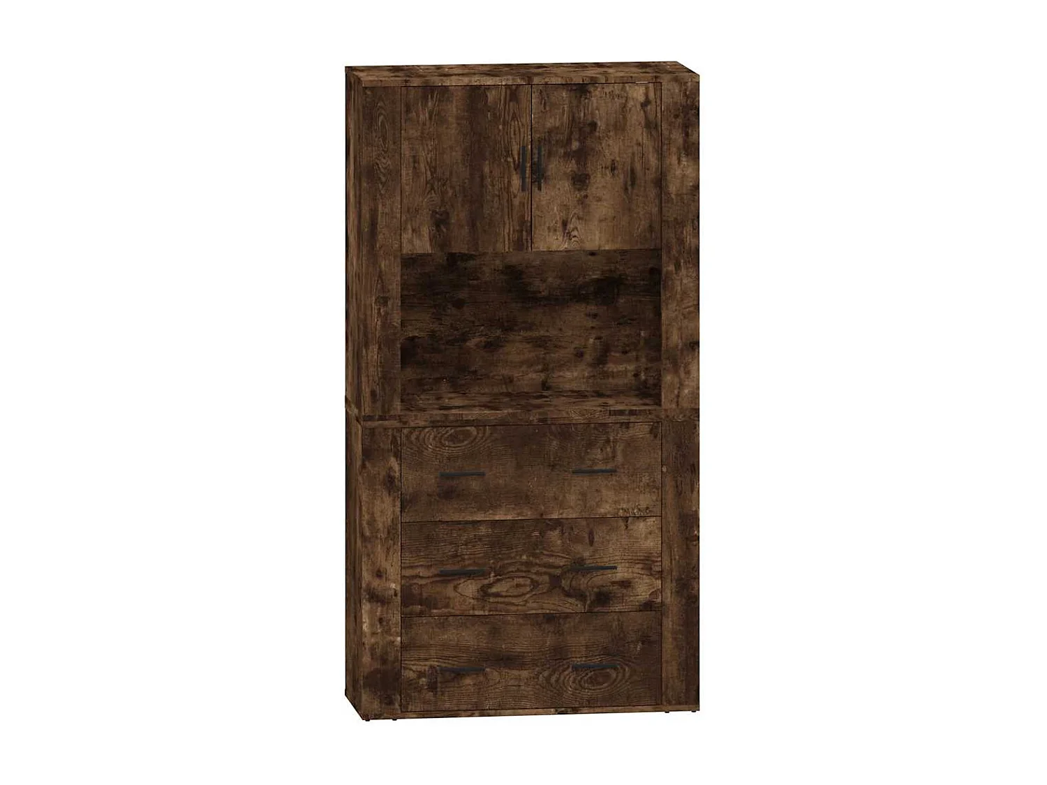 Highboard Räuchereiche Holzwerkstoff