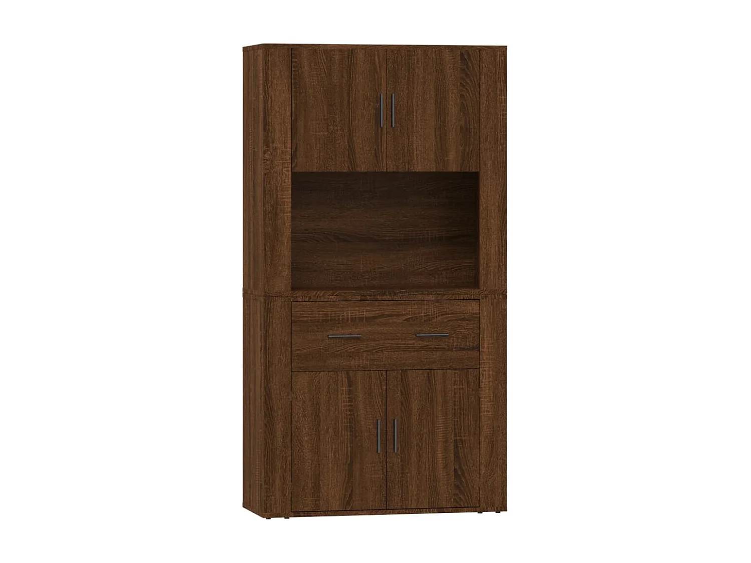 Buffet haut Chêne marron Bois d'ingénierie