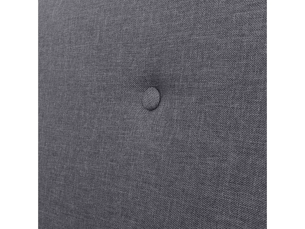 Poltrona em tecido cinzento-escuro