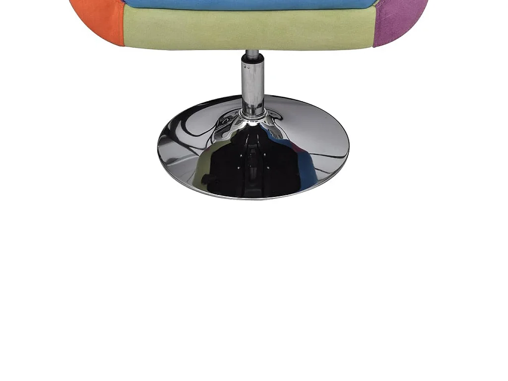 Fauteuil avec design de patchwork Cube Tissu