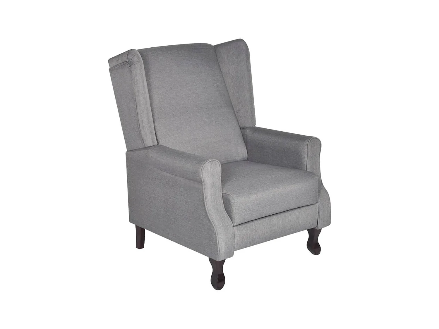 Poltrona em tecido cinzento