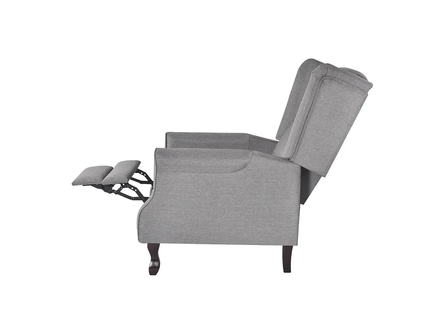 Poltrona em tecido cinzento