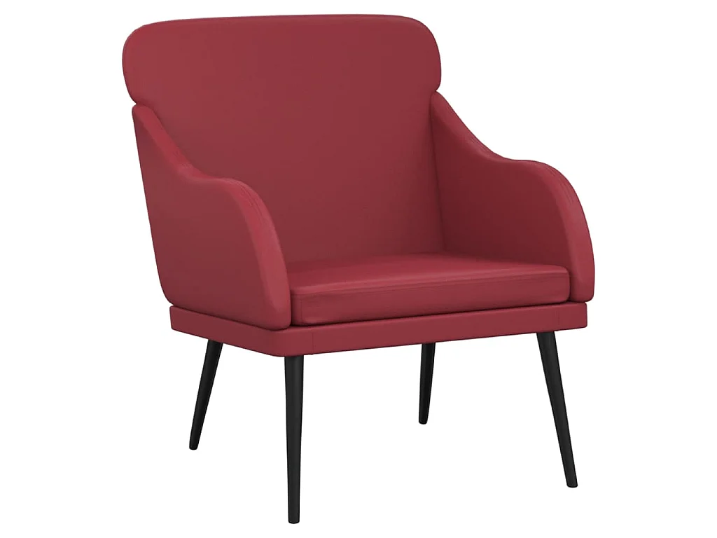Fauteuil Bordeaux 63x76x80 cm Similicuir