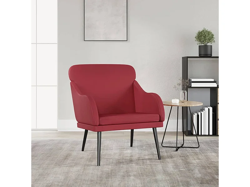 Fauteuil Bordeaux 63x76x80 cm Similicuir