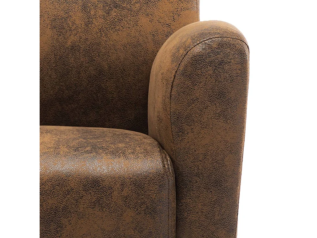 Canapé-chaise Marron 70x69x72 cm Similicuir