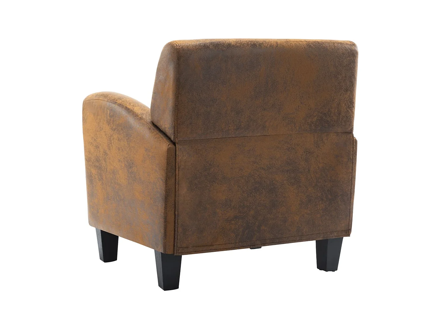 Sillón marrón 70x69x72 cm piel sintética