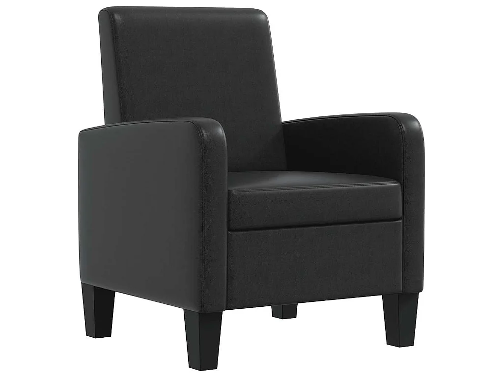 Fauteuil Noir Similicuir