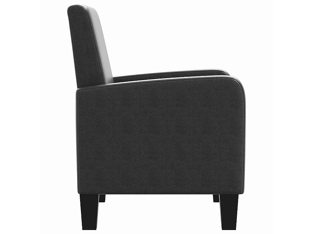 Fauteuil Noir Similicuir