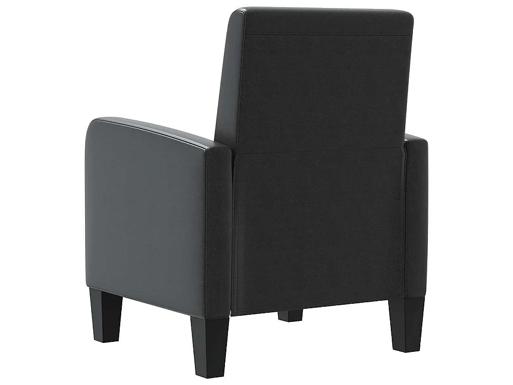 Fauteuil Noir Similicuir