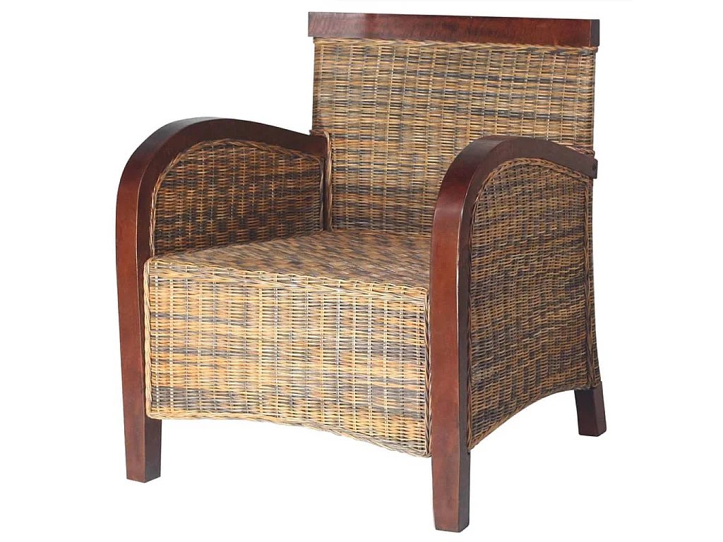 Fauteuil Rotin tissé à la main