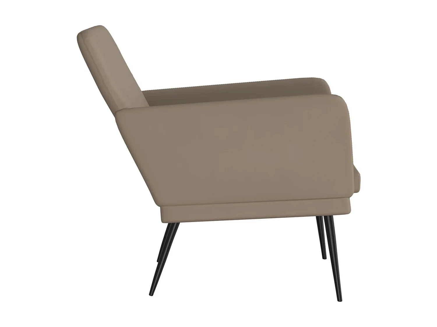 Fauteuil Cappuccino 61x78x80 cm Similicuir