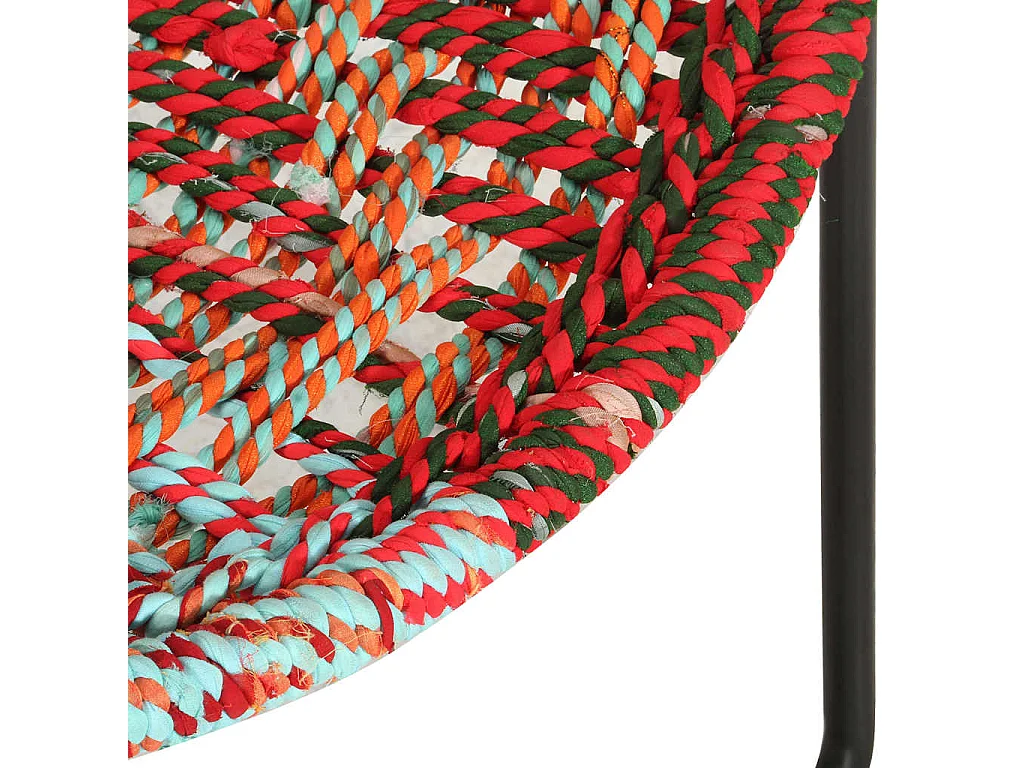Chaise ronde Chindi Multicolore Tissu