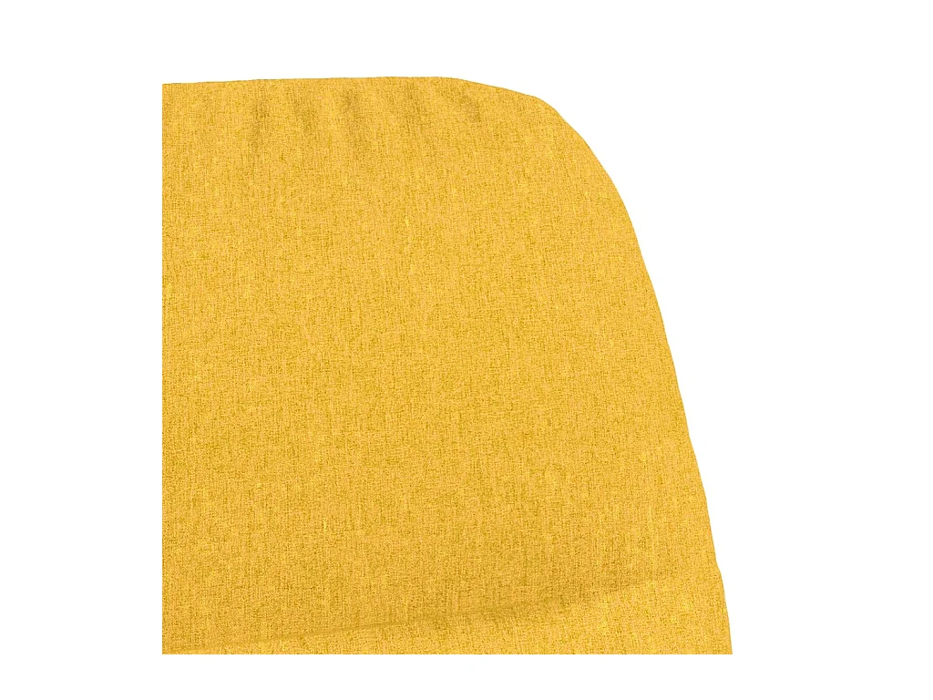 Schaukelstuhl Senfgelb Stoff