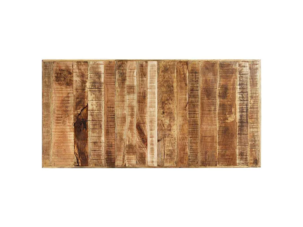 Mesa de jantar 200x100x75 cm madeira de mangueira maciça