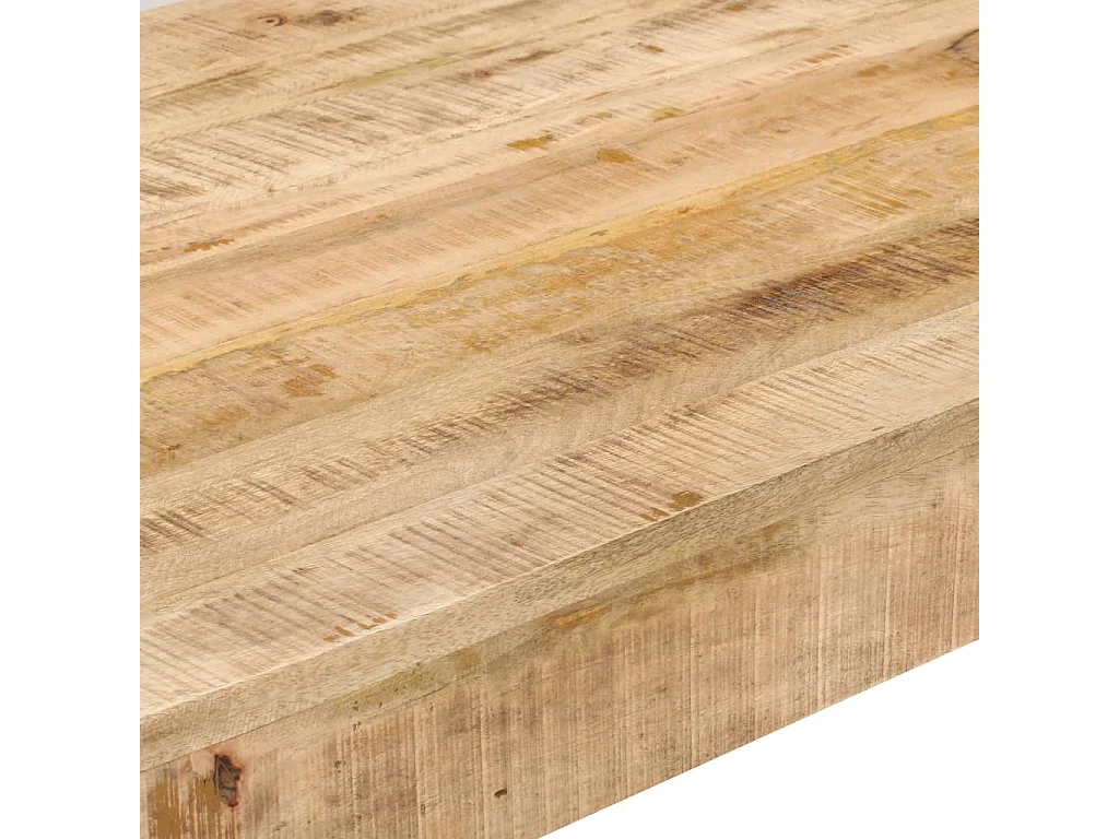 Tavolo da Pranzo 160x80x76 cm in Legno Massello di Mango