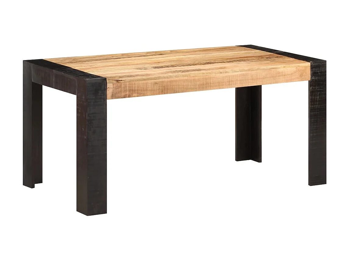 Table de salle à manger 160x80x76 cm Bois de manguier solide