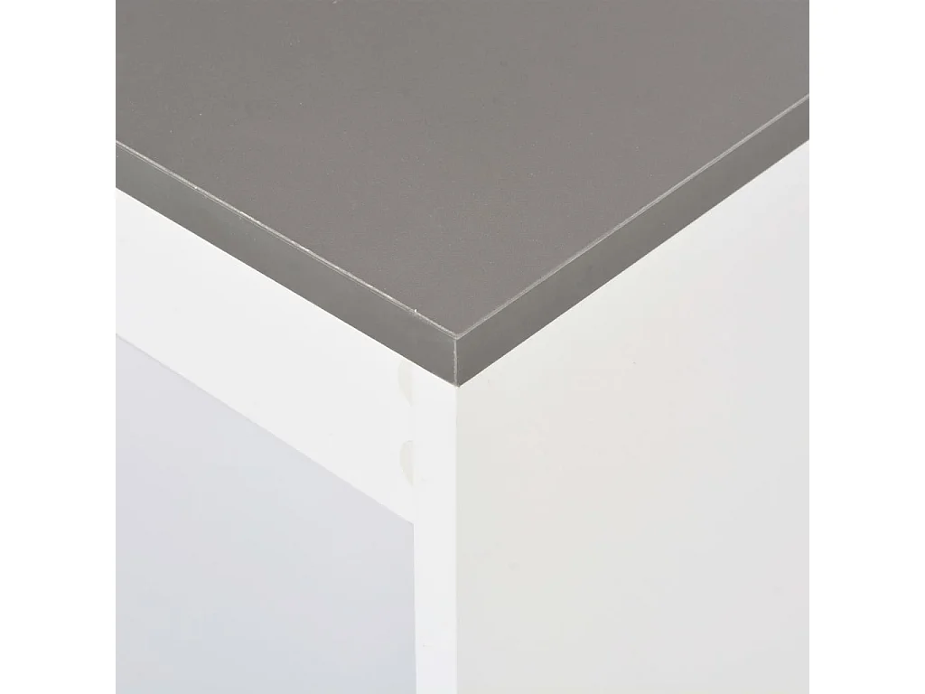 Bartafel met schap 110x50x103 cm wit