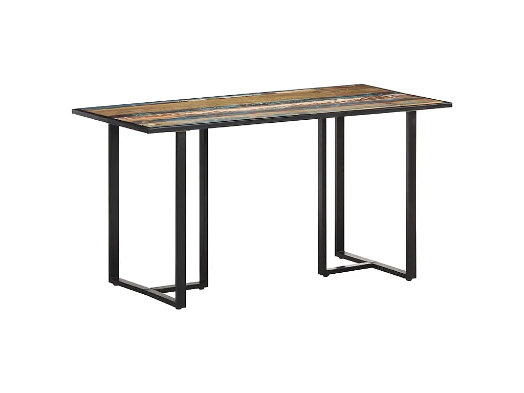 Eettafel 140 cm massief gerecycled hout