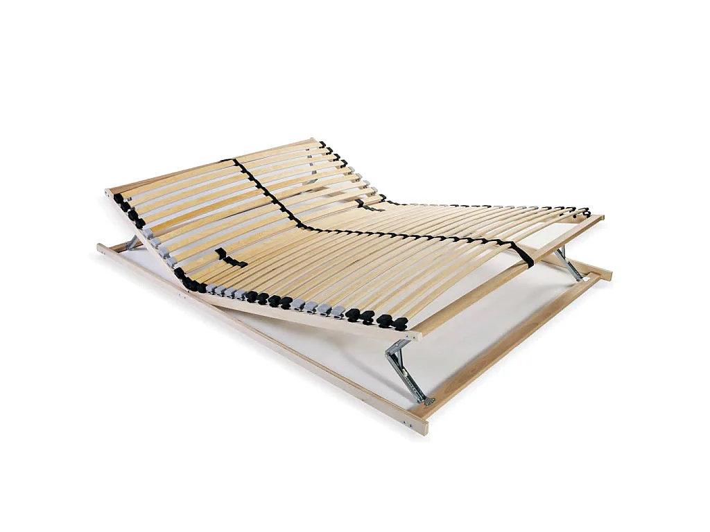 Estrado de ripas com 28 ripas 7 zonas 100x200 cm
