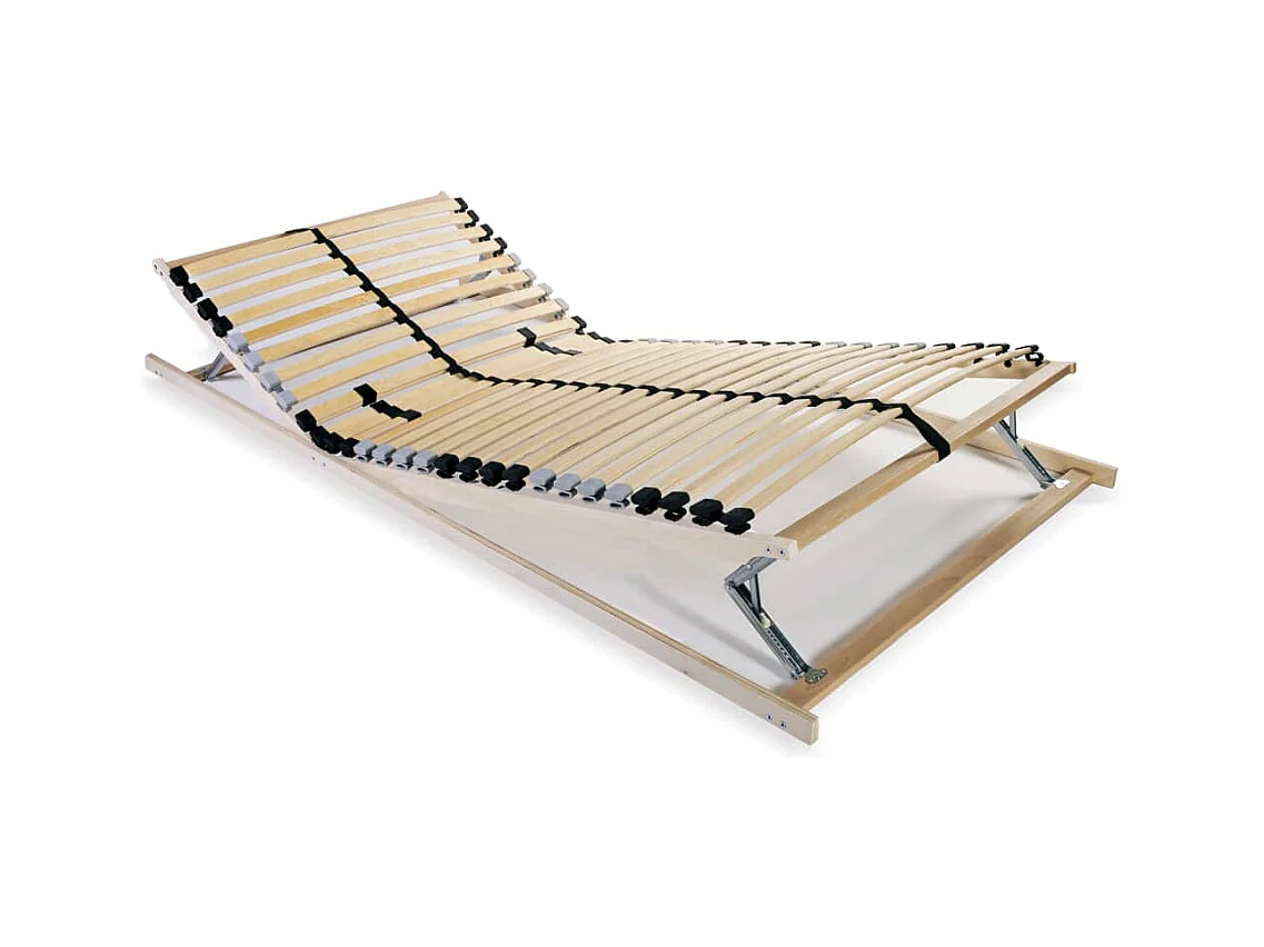 Lattenbodem met 28 latten 7 zones 90x200 cm