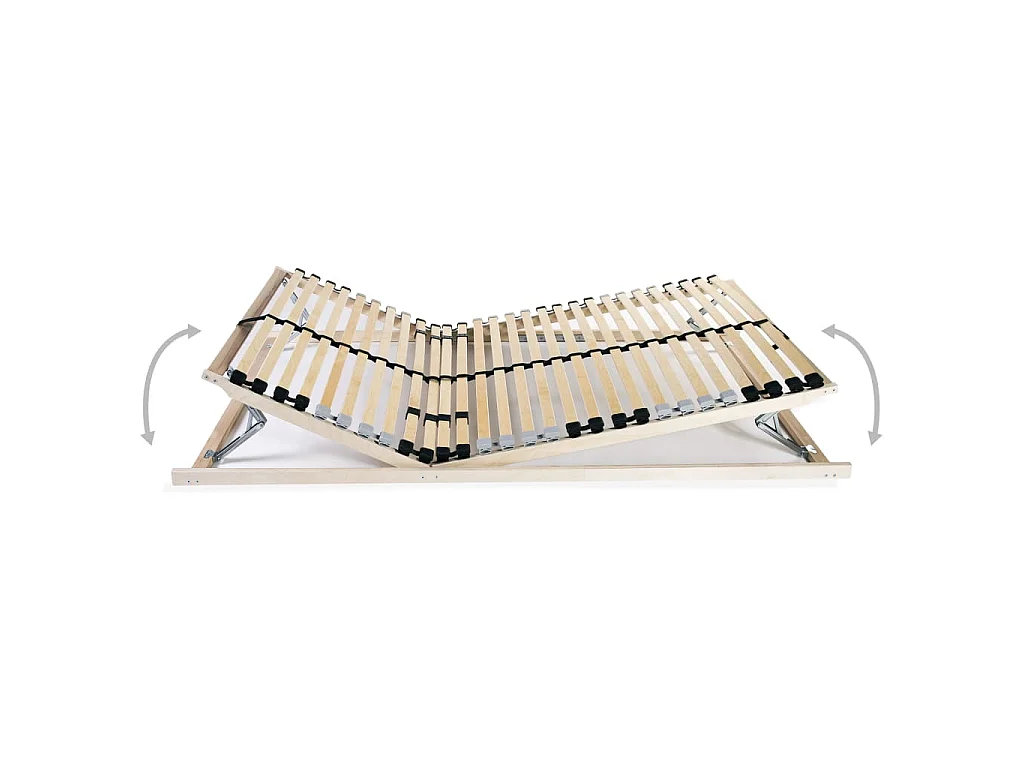 Estrado de ripas com 28 ripas 7 zonas 90x200 cm