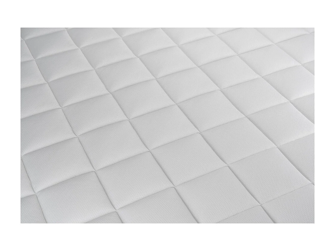 Matratzenset VITALMEMO 180 x 200 cm Bettrahmen Kit weiß