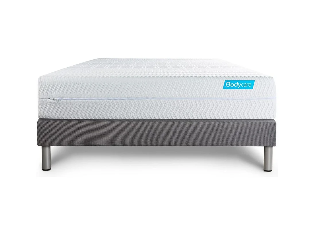 Ensemble BIOCARE 140x200x26 Mousse à mémoire de forme BIO 5 zones, maxi épaisseur